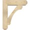 Ekena Millwork Legacy Craftsman Rough Sawn Bracket w/ Offset Brace, Douglas Fir, 6"W x 20"D x 24"H BKT0604X20X24LEC04RDF - alternate 4